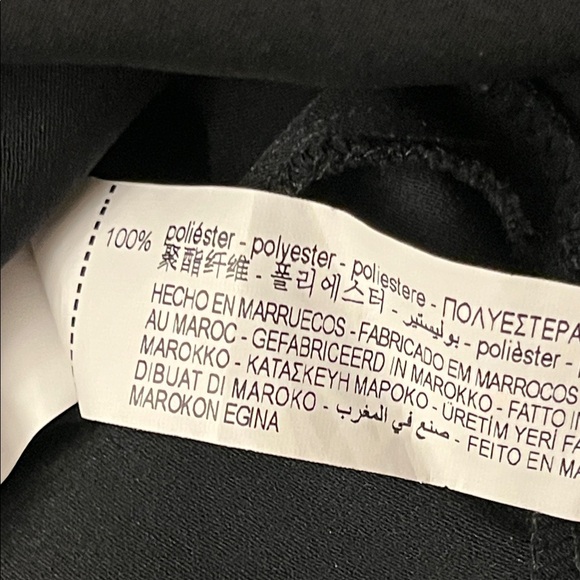 Zara black maxi dress medium dolman sleeves NWOT - Picture 7 of 8